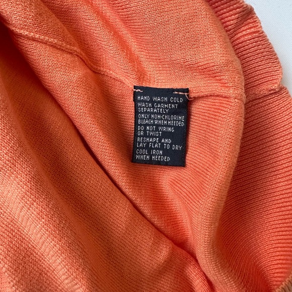 Ralph Lauren Orange V-Neck Sweater Vest - Picture 5 of 6